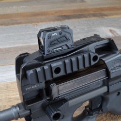 HB INDUSTRIES FN P90/PS90 LOW PROFILE OPTIC MOUNT, AIMPOINT ACRO, STEINER MPS