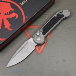 MICROTECH LUDT GEN III AUTO KNIFE, S/E, NATURAL CLEAR, 3.5 INCH, APOCALYPTIC, 1135-10APNC