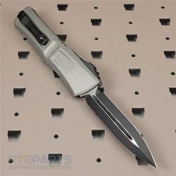 MICROTECH COMBAT TROODON GEN III D/E OTF AUTOMATIC KNIFE, NATURAL CLEAR, 4 INCH, 1142-1NC