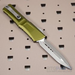 MICROTECH COMBAT TROODON GEN III D/E OTF AUTOMATIC KNIFE, OD GREEN, 4 INCH, APOCALYPTIC, 1142-10APOD