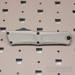 MICROTECH COMBAT TROODON GEN III S/E OTF AUTOMATIC KNIFE, NATURAL CLEAR, 4 INCH, 1143-1NC