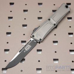 MICROTECH COMBAT TROODON GEN III S/E OTF AUTOMATIC KNIFE, NATURAL CLEAR, 4 INCH, 1143-1NC