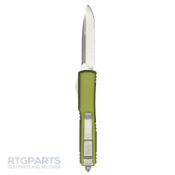 MICROTECH ULTRATECH S/E OTF AUTOMATIC KNIFE, OD GREEN, 3.4 INCH, STONEWASH, 121-10OD
