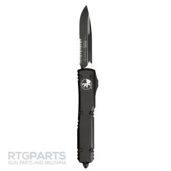 MICROTECH ULTRATECH S/E OTF AUTOMATIC KNIFE, BLACK, 3.4 INCH, TACTICAL, P/S, 121-2T