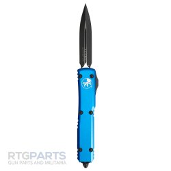 MICROTECH ULTRATECH D/E OTF AUTOMATIC KNIFE, BLUE, 3.4 INCH, TACTICAL, 122-1BL