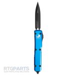 MICROTECH ULTRATECH D/E OTF AUTOMATIC KNIFE, BLUE, 3.4 INCH, TACTICAL, 122-1BL