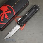 MICROTECH SCARAB II GEN III S/E OTF AUTOMATIC KNIFE, BLACK, 3.9 INCH, STONEWASH, 1278-10