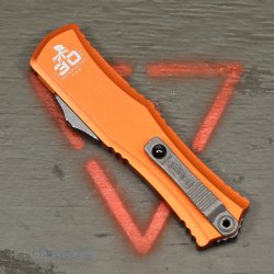 MICROTECH HERA II MINI D/E OTF, AUTOMATIC KNIFE, ORANGE 30TH ANNIVERSARY, 3 INCH, APOCALYPTIC, 1702M-10APOR30