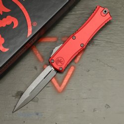 MICROTECH HERA II MINI D/E OTF, AUTOMATIC KNIFE, RED, 3 INCH, APOCALYPTIC, 1702M-10APRD