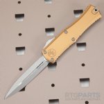 MICROTECH HERA II MINI D/E OTF, AUTOMATIC KNIFE, TAN, 3 INCH, APOCALYPTIC, 1702M-10APTA