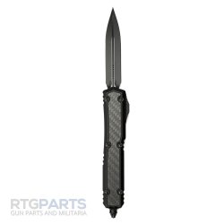 MICROTECH MAKORA SIGNATURE D/E OTF AUTOMATIC KNIFE, BLACK, 3.4 INCH, 206-1TCFIS