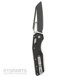 MICROTECH STANDARD ISSUE MSI, S/E, RAM-LOCK, BLACK G10, 3.9 INCH, TWO-TONE, 210-1FLGTBK