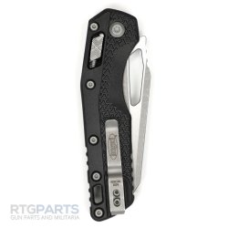 MICROTECH STANDARD ISSUE MSI, S/E, RAM-LOCK, BLACK POLYMER, 3.9 INCH, APOCALYPTIC, 210T-10APPMBK