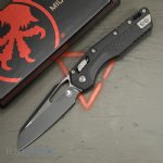 MICROTECH STANDARD ISSUE MSI, S/E, RAM-LOK, BLACK POLYMER, 3.9 INCH, BLACK BLADE, 210T-1PMBK