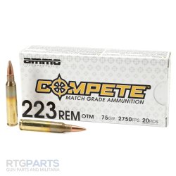 AMMO INC COMPETE 223 REM 75GR OTM, 20RD BOX