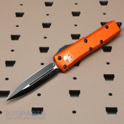 MICROTECH UTX-85 D/E OTF AUTOMATIC KNIFE, ORANGE, 3.125 INCH, 232-1OR