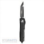 MICROTECH UTX-85 T/E OTF AUTOMATIC KNIFE, BLACK, 3.125 INCH, TACTICAL, 233-1T