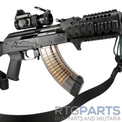 US PALM AK30R 30RD 7.62X39 MAG, CLEAR/BLACK