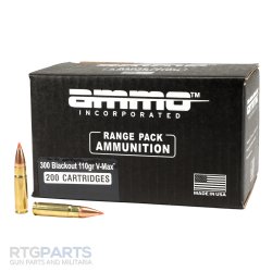 200RD RANGE PACK AMMO INC MATCH 300 BLACKOUT 110GR V-MAX