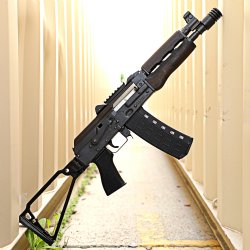US PALM AK47/74 PISTOL GRIP NEW W/ SCREW, BLACK