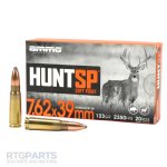 AMMO INC SIGNATURE HUNT SP 7.62X39 123GR INTERLOCK SP, 20RD BOX