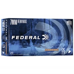 FEDERAL POWER-SHOK 7MM REM MAG 175GR SP 20RD/BOX