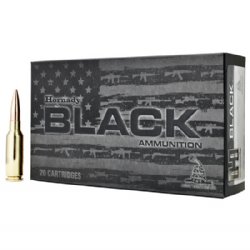 HORNADY BLACK 6MM ARC 105GR BTHP MATCH, 20RD/BOX