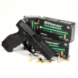 AMMO INC STREAK 9MM 124GR TMC, NON-INCENDIARY TRACER, GREEN, 50RD BOX