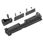 SPRINGFIELD XD SLIDE ASSEMBLY W/ CRIMSON TRACE CT1500 RED DOT, FITS 4 INCH XD, BLACK