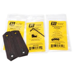 ED BROWN SLIM G10 DIAMOND BLACK CHERRY SLIM GRIP KIT, INCLUDES SLIM BUSHINGS AND SCREWS