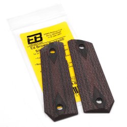 ED BROWN SLIM G10 DIAMOND BLACK CHERRY SLIM GRIPS NEW