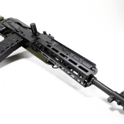 JMAC CUSTOMS 10.64 INCH M-LOK HANDGUARD WITHOUT SLING LOOP CUT, WITH RAILED GAS TUBE