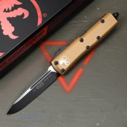 MICROTECH UTX-85 S/E OTF AUTOMATIC KNIFE, TAN, 3.125 INCH, 231-1TA