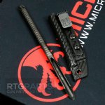 MICROTECH TAC-P TACTICAL SPIKE PENETRATOR, KUBATON TOOL, DLC W/ SHEATH, 7.75", 122-1DLCTS