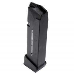CASE OF GLOCK 17/34 9MM 19RD WINDOW MAGAZINE WITH PLUS 2 BASEPLATE, AC-UNITY (QTY 100)