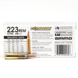 AMMO INC COMPETE 223 REM 68GR OTM, 20RD BOX