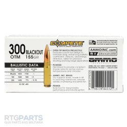 AMMO INC COMPETE 300 BLACKOUT 155GR OTM, 20RD BOX