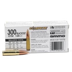 AMMO INC COMPETE 300 BLACKOUT 168GR OTM, 20RD BOX