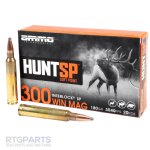 AMMO INC SIGNATURE HUNT SP 300 WIN MAG 180GR INTERLOCK SP, 20RD BOX