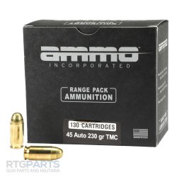 130RD RANGE PACK AMMO INC 45ACP 230GR TMC