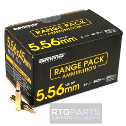 200RD RANGE PACK AMMO INC MATCH 556NATO 62GR SS109