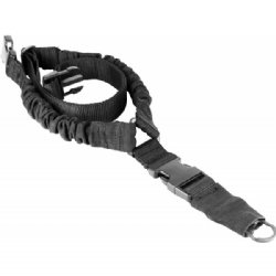 H.D. BLACK ONE POINT BUNGEE RIFLE SLING, AIM SPORTS