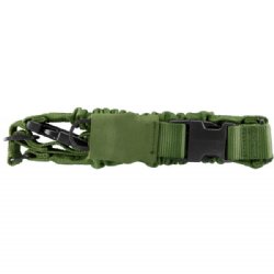 H.D. GREEN ONE POINT BUNGEE RIFLE SLING, AIM SPORTS