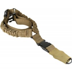 H.D. TAN ONE POINT BUNGEE RIFLE SLING, AIM SPORTS