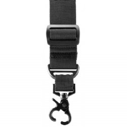 BLACK ONE POINT BUNGEE RIFLE SLING, AIM SPORTS