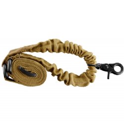 TAN ONE POINT BUNGEE RIFLE SLING, AIM SPORTS