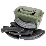 CAN COMBO FOR AK47 40RD, TEN AK47 40RD MAGS W/ ONE AC AMMO CAN, AC-UNITY