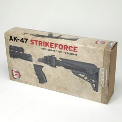 STRIKEFORCE TACLITE AK47 6-POSITION FOLDING STOCK SET, BLACk