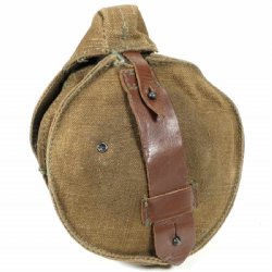 SOVIET AK47 75RD DRUM MAGAZINE POUCH, USED G-VG