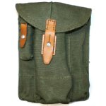 AK GREEN 3-CELL MAG POUCH, POLISH